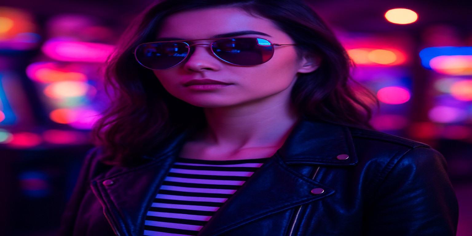 একজন নারী অ্যাভিয়েটর গেম উপভোগ করছেন